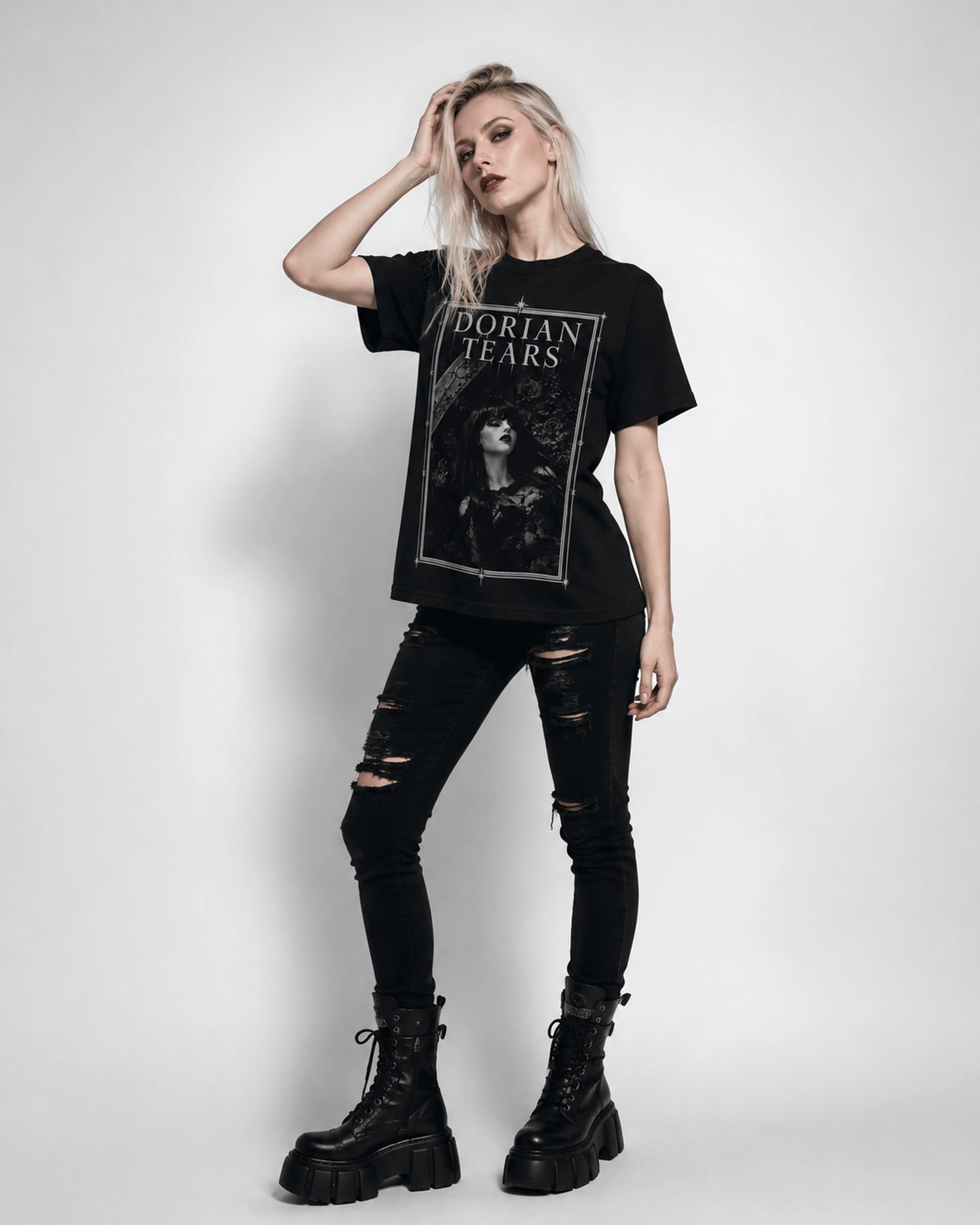 Dorian Tears | Gothic Girl T-Shirt - d1ca6909-90c8-46ca-840a-03b3bb3c4d2e