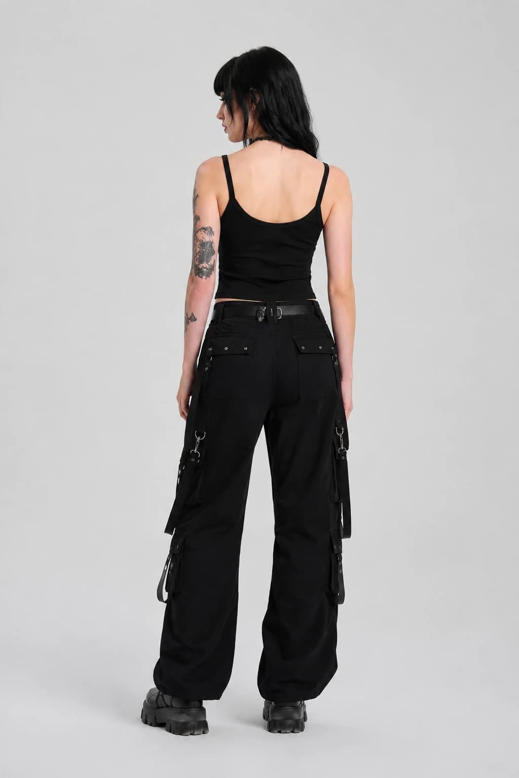 Nocturnal | Tank Top: female model, back view