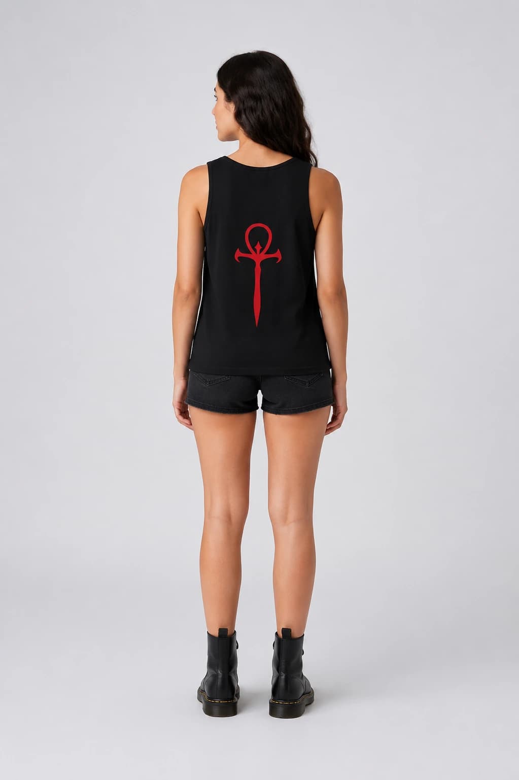 Nocturnal | Tank Top: female model, back view