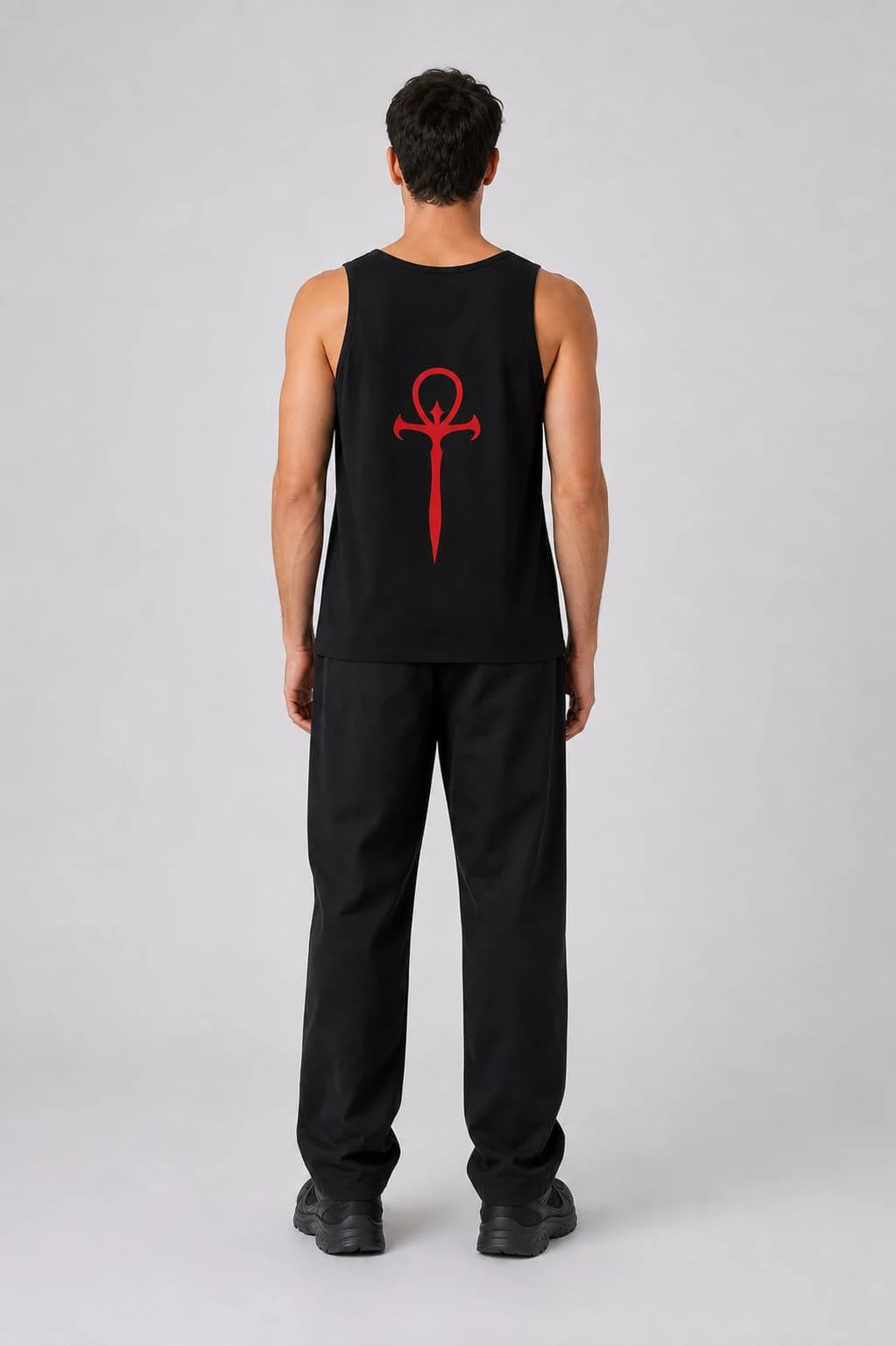 Nocturnal | Tank Top: male model, back view