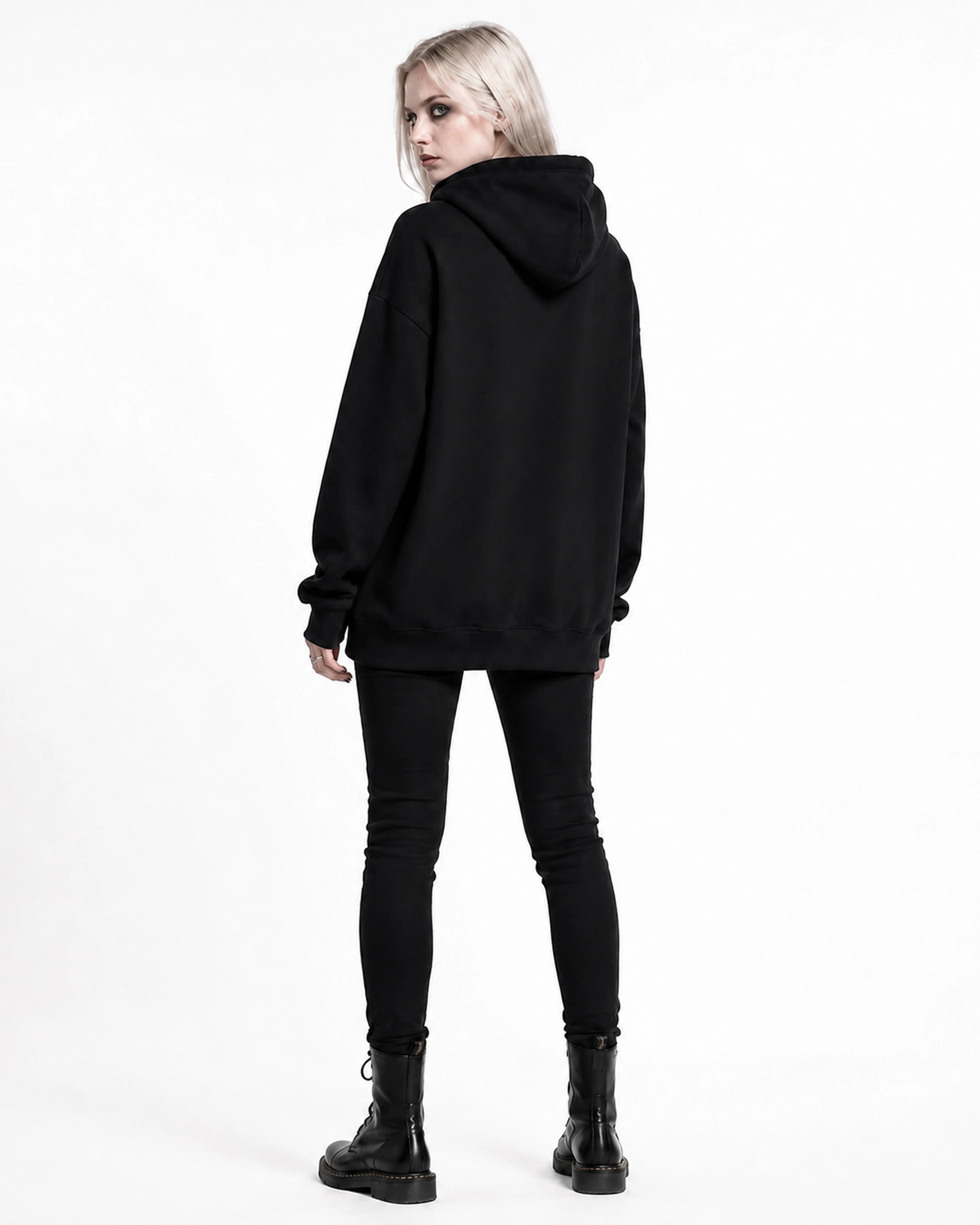 Vampyr | Hoodie: female model, back view