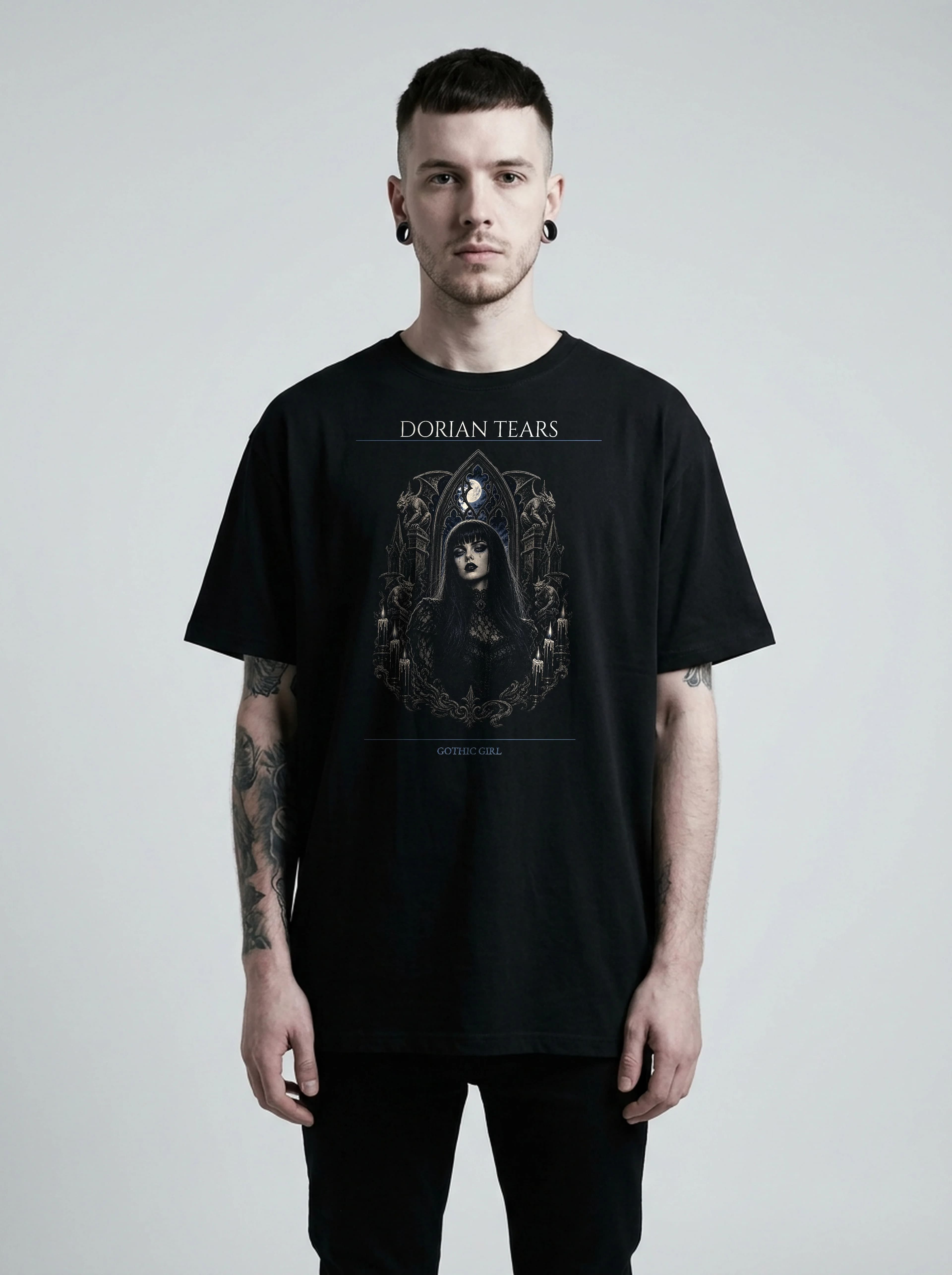 Dorian Tears | Gothic Girl T-Shirt - py0MaK95CiU