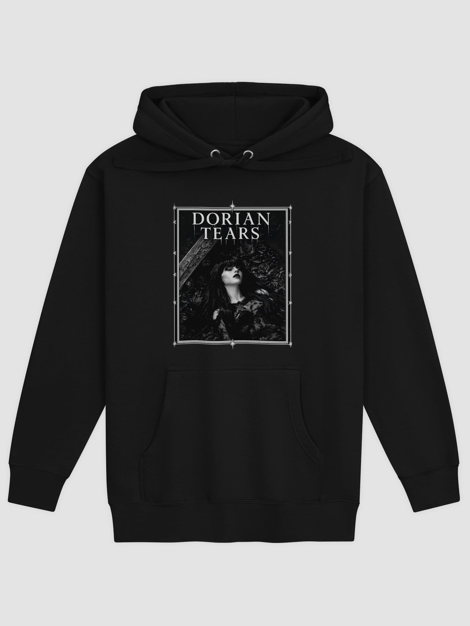 Dorian Tears | Gothic Girl Hoodie - 0d50d3c1-6a05-433d-ad05-0818e9c8b9cf