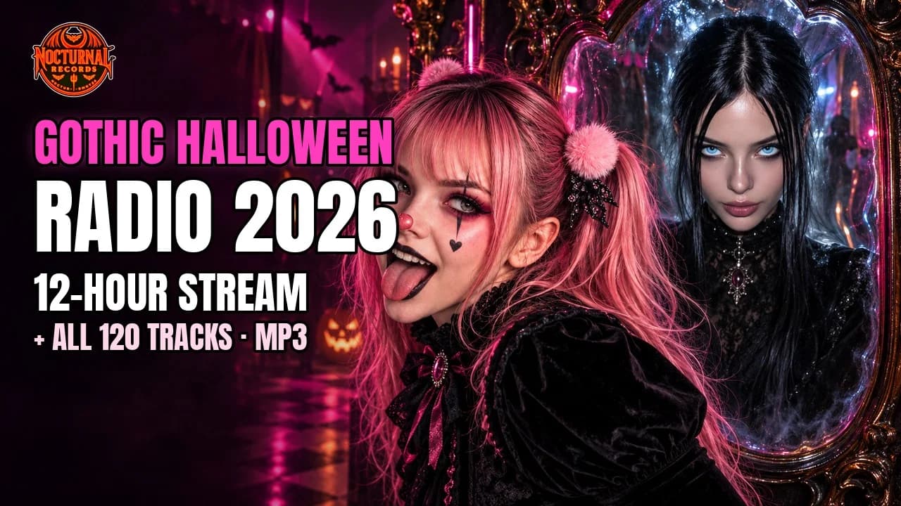 Gothic Halloween Radio 2026 — 12-Hour Uncensored Stream + All Tracks (MP3) - HshaQSZO31A